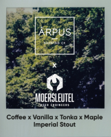 Пиво Ārpus x Moersleutel Coffee x Vanilla x Tonka x Maple Imperial Stout Пиво Ārpus x Moersleutel Coffee x Vanilla x Tonka x Maple Imperial Stout