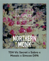 Пиво Ārpus x Northern Monk TDH Vic Secret x Sabro x Mosaic x Simcoe DIPA Пиво Ārpus x Northern Monk TDH Vic Secret x Sabro x Mosaic x Simcoe DIPA