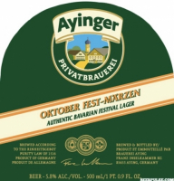 Пиво Ayinger Oktober Fest-Märzen (2020)