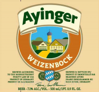 Пиво Ayinger Weizenbock (2020)