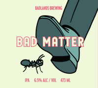 Пиво Bad Matter Пиво Bad Matter