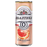 Пиво Baltika #0 Non-Alcoholic Grapefruit / Балтика #0 Безалкогольное Грейпфрут Пиво Baltika #0 Non-Alcoholic Grapefruit / Балтика #0 Безалкогольное Грейпфрут