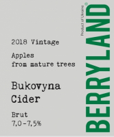 Пиво Bukovyna Cider Brut (2018 Vintage)