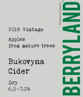 Пиво Bukovyna Cider Dry (2018 Vintage)