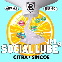 Пиво SOCIAL LUBE⁴: Citra • Simcoe Пиво SOCIAL LUBE⁴: Citra • Simcoe
