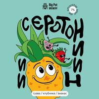 Пиво Serotonin: Guava & Strawberry & Pineapple ( Серотонин Гуава/Клубника/Ананас )