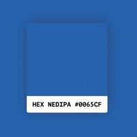 Пиво HEX NEDIPA #0065CF