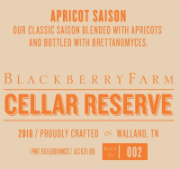 Пиво Cellar Reserve Apricot Saison (2016)