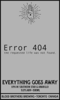 Пиво Everything Goes Away - Error 404 Пиво Everything Goes Away - Error 404