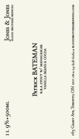 Пиво Patrick Bateman Пиво Patrick Bateman