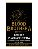 Пиво Ronnie's Pharmaceuticals - Berliner-Rice w/ Cherry, Pomegranate & Ginger Пиво Ronnie's Pharmaceuticals - Berliner-Rice w/ Cherry, Pomegranate & Ginger