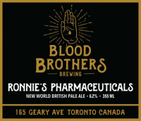 Пиво Ronnie's Pharmaceuticals - New World British Pale Ale Пиво Ronnie's Pharmaceuticals - New World British Pale Ale