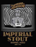 Пиво Espresso De Media Noche Imperial Stout Barrel Aged 2021 Пиво Espresso De Media Noche Imperial Stout Barrel Aged 2021