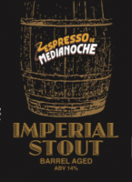 Пиво Espresso Media Noche Coffee Imperial Stout Barrel Aged 2019