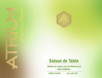Пиво Saison De Table Citron Vert / Café