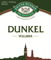 Пиво Grieskirchner Dunkel