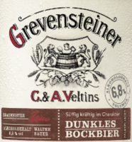 Пиво Grevensteiner Dunkles Bockbier