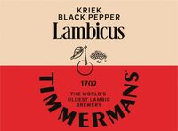 Пиво Timmermans Lambicus Kriek Black Pepper