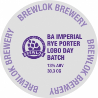 Пиво BA Imperial Rye Porter Lobo Day Batch