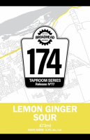 Пиво 174 Taproom Series 77: Lemon Ginger Sour Пиво 174 Taproom Series 77: Lemon Ginger Sour