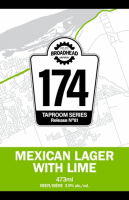 Пиво 174 Taproom Series 81: Mexican Lager With Lime Пиво 174 Taproom Series 81: Mexican Lager With Lime