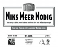 Пиво Niks Meer Nodig