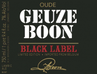 Пиво Oude Geuze Boon Black Label Edition N°3