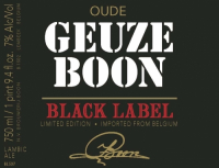 Пиво Oude Geuze Boon Black Label Edition N°7