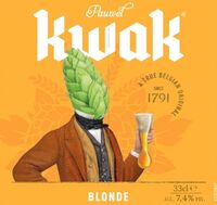 Пиво Kwak Blonde Пиво Kwak Blonde