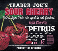 Пиво Trader Joe’s Sour Cherry by Petrus