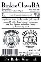 Пиво Binkie Claws BA Woodford Reserve
