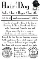 Пиво Binkie Claws = Doggie Claws BA