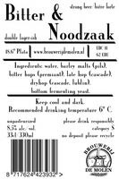 Пиво Bitter & Noodzaak