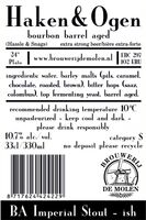 Пиво Haken & Ogen Bourbon Barrel Aged