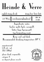 Пиво Heinde & Verre