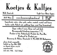 Пиво Koetjes & Kalfjes