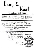 Пиво Lang & Kaal