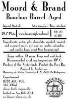 Пиво Moord & Brand Bourbon Barrel Aged