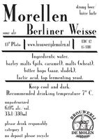 Пиво Morellen Berliner Weisse