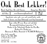Пиво Ook Best Lekker!