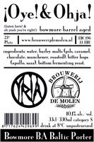 Пиво ¡Oye! & Ohja! Bowmore Barrel Aged