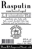 Пиво Rasputin Rum barrel aged