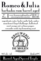 Пиво Romeo & Julia Barbados Rum BA