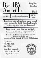 Пиво Rye IPA Amarillo