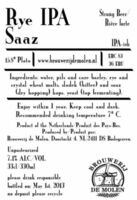 Пиво Rye IPA Saaz