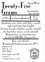 Пиво Twenty-Five Grams