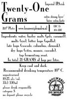 Пиво Twenty-One Grams