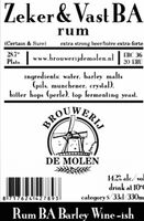 Пиво Zeker & Vast BA Rum