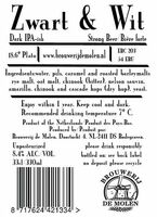 Пиво Zwart & Wit
