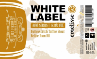 Пиво White Label Butterscotch Toffee Stout Belize Rum BA 2021 Пиво White Label Butterscotch Toffee Stout Belize Rum BA 2021